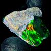 OPAL EMPIRE Black Opal Naturale Grezzo Etiopico 15 Ct 20x18 mm