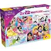 Liscianigiochi- Disney Puzzle Maxifloor 2 X 24 Princess, 91720