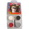 Eulenspiegel Make-up Colori di Eulenspiegel PRO Make-up Set, Dracula Motivazionale, 1er Pack (1 x 5 Pezzi) | Con pennello e istruzioni, colori per trucco per circa 40 maschere, per Carnevale e feste a tema
