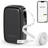 SUPVAN E16 Etichettatrice Bluetooth con Nastro, Nero | Etichette continue/fustellate impermeabili, modifica App, ricaricabile, senza inchiostro, uso domestico/scolastico/ufficio