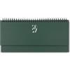 TEKSHOPPING | Planning settimanale da Tavolo 2027 | Agenda planner 2027 | Planning 2027 | Settimanale Spirale Diario da Scrivania 30x10,5 cm Blocco Notes Copertina Rigida (VERDE)