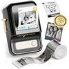 NIIMBOT Etichettatrice B21 Pro,Stampante per etichette HD 300DPI,con grandi etichette autoadesive impermeabili per le foto,Casa, Ufficio e affari-Nero