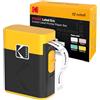 KODAK New Label Era Regalo di Natale M50 Stampante istantanea per etichette (bianco, stampante con 1 rotolo adesivo Label + 12 rotoli, bianco 9 rotoli, rosa/verde/giallo 1 rotolo ciascuno)