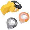 Haofy Etichettatrice in Rilievo, Etichettatrice in Rilievo Compatta Ed Efficiente Mini Design Ergonomico per Ufficio (Giallo)