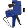 Akozon Etichettatrice MX-5500 Etichettatrice Kit di etichettatura a 8 cifre Cartellino del prezzo Tre colori inclusi con rotoli di etichette e inchiostro di ricambio (blu) Accessori Auto di ricambio