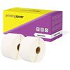 Printing Saver 50 x 25 mm 2 Compatibili Rotoli Etichette Termica Diretta (1000 Etichette/Rotolo) per Zebra Toshiba Sato Honeywell Intermec Datamax CAB Eltron Godex Orion Wasp etichettatrici