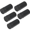Tbest Stampante Etichettatrice Kit Business Nero 5 Pezzi Cartuccia Rullo di Ricarica Rullo Inchiostro 20 Mm Kit Set di Accessori per Etichettatrice Mx5500