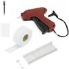 Pokornys - Pistola etichettatrice A&J 90S Standard set con ago di ricambio + 1.000 fili standard 40mm + 1.000 etichette cartone 30x45mm - Pistola per l'applicazione di etichette prezzo su tessuti