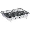 Alpina Barbecue usa e getta con carbone - pronto all'uso, formato compatto e leggero, durata di cottura circa 1,5 ore, con griglia - ideale per esterni