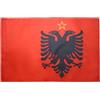 AZ FLAG Bandiera Repubblica Popolare Socialista d'Albania 90x60 cm | Repubblica Popolare Socialista d'Albania 1946-1992 Uso interno ed esterno bandiera decorativa albanese con guaina per asta