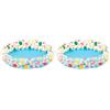 Intex 59421NP - Piscina Gonfiabile Just So Fruity, Vinile, Multicolore, 122x25 cm (Confezione da 2)