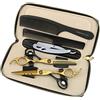 JIESENYU Professionale Parrucchiere 15,2 cm Forbici Parrucchiere 440C Acciaio Inossidabile Oro