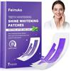 Nacerlary 7 Paia Strisce Sbiancanti Denti, Antiscivolo Whitening Strips, Ideali per Macchie Caffè, Vino, Piccolo & Portatile, Sbiancante Rapide Bianche Teeth (Viola)