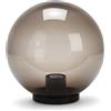 APOLUX: Sfera per esterno in PMMA, 250mm, Attacco E27, fumé