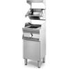 Friggitrice a gas MACCHEF ad 1 vasca da lt. 18. Dim.cm. 40x70x85H. - Potenza termica 10,2 Kw.