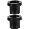 DEARMAMY 2 Pezzi Adattatore Telescopio T 1,25 Pollici in Acciaio Inox Nero