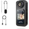 LatoYard Per Mini 4K Action Camera 1.48 Schermo, Corpo Portatile Indossato Cam | Action Camera 4K con display da 3,73 cm, per Mini Body Cam Vlogging Viaggi per Compact 4K Action Camera,
