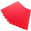 HINTRMENT Gel Light Filter Rosso 6 Pezzi in Pvc per Correzione Luce | Fogli Trasparenti, Migliora la Chiarezza, per Memory Album e Scrapbooking