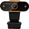 ifundom Webcam USB Professionale per Streaming Live, Nero, Plastica | Autofocus e Microfono con Riduzione Rumore, Base Regolabile, per Tv e Desktop in Training ed Eventi