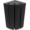 ua acoustics Set di 2 trappole acustiche angolari in schiuma fonoassorbente | Pannelli in schiuma acustica | Trattamento acustico per studi di registrazione | Blocco angolato insonorizzato | (2x LINE, 50cm)