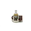 Electrónica Baile Bourns Potenziometro A1M 1 MEG Audio Logaritmico Split Shaft 3/8 Bushing per Chitarra Elettrica USA con Humbuckers, P90 o Single Coils