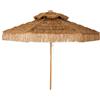 HK LIVING - Ombrellone Raffia patio - Beige - Rafia sintetica
