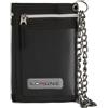 Woodland Leathers Portafogli sportivi per ragazzi, portafoglio in tela trifold da uomo, con tasca portamonete e porta carte di credito, impermeabile, per adolescenti, con catena, gancio o classico,