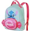 Disney Lilo e Stitch Candy-Zainetto Heady Piccolo, Blu, 22 x 25 cm, Capacità 5 L
