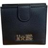 M*BRC MBRC PORTAFOGLI DONNA Minuscolo Molto piccolo CON SCOMPARTI 12 CARD C627 (Nero)