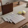 Set di 160 tessere Mahjong in acrilico trasparente, con caratteri in cristallo.