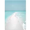 ABCWARRT Arte Moderna Stampa Poster Faro Spiaggia Oceano Ponte di Legno Paesaggio Tela Pittura Casa Soggiorno Decorazione Immagine (30 * 40cm Nessuna Cornice,2)