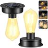 Glovios Lampadina Solare da Esterno, 2 Pezzi Ricambio Luci Solari da Giardino con Lampadina LED Luminoso, Lampadine Solari di Ricambio per Lanterna Solare da Giardino