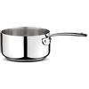Lagostina Accademia Lagofusion Casseruola Fonda a Manico Lungo, Acciaio Inossidabile, Argento, 14 cm