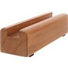 Angoily Supporto per specchio da pavimento, supporto per specchio a figura intera, base di supporto in legno, espositore per opere d'arte, supporto da pavimento in legno, fisso, 9,3 pollici