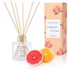 DIUFJAG Profumatore per Ambienti 100ml - Pompelmo,Diffusore Profumo Ambiente con 6 Bastoncini di Fragranza,Diffusore di Fragranze per Bagno,Appartamento,Decorazione Della Casa