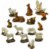 #brand_name# MINI ANIMALI DA CORTILE PECORE OCHE PER PRESEPE NATALE