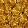 Haobase Petali di rosa artificiali, 1000 pezzi, per San Valentino, proposte, matrimoni, decorazione da spargere sulla tavola (oro)