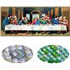 Instarry Diamond Painting Kit 5D Ultima Cena Pittura Diamante Decorazione Quadri Cucina Soggiorno (104x50 cm)