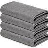 Loiluliy Panno Magico, 4 Pezzi Panni Microfibra Auto Senza Traccia Pezze Per Pulire Riutilizzabile Stracci Microfibra Adatto Per Finestrini, Cucine, Bagni, Auto 30X40CM