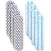 YANGYUQI Rivestimento di ricambio in microfibra per lavavetri Vileda H2Pro, lavabile e riutilizzabile, rimuove lo sporco più ostinato, panno per tutti i pavimenti duri, confezione da 8 (4 multiuso + 4