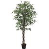 vidaXL Acero Artificiale 336 Foglie 120 cm Verde