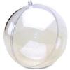 Generico 12 SFERA SFERE PALLINA PLEXIGLASS 10 cm diam con DIVISORIO SEPARATORE BOMBONIERE GADGETS NATALE