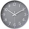 HZDHCLH Orologio da parete silenzioso da 20 cm, senza ticchettio, secondi scorrevoli con numeri arabi