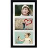 BD ART 23 x 50 cm Cornice multipla per 3 foto 13x18 cm, Nero