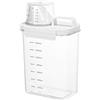 Szaboviktoria 1800 ml Waschmittel Aufbewahrung Con Misurino, Porta Detersivi Salvaspazio, Dosatore Detersivo Lavatrice, Dispenser Detersivo Lavatrice, Contenitore Detersivo Polvere