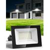 Worshow Faretto LED da 30 W, per esterni, 3000 lm, super luminoso, 6500 K, luce bianca diurna, IP66, impermeabile, ultra sottile, per giardino, cortile, garage
