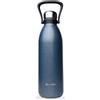 QWETCH - Bottiglia Isotermica - Titan Roc Blu 1,5L - 48h Freddo & 16h Caldo - Senza BPA, Impermeabile - Bottiglia in acciaio inox con manico di trasporto
