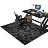 Tkuhknag Tappetino per Sedia da Ufficio per Moquette e Pavimenti in Legno Tappeto Sedia Gaming 60 x 90 cm Tappeto Salvapavimento Proteggi Moquette Multiuso Tappetini Antiscivolo a Pelo Basso