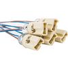 ODETOJOY 5 pz presa G9 zoccolo di ceramica G9 lampade attacco - Con cavo isolato