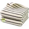 Aoipend Asciugamani in cotone naturale, 35,6 x 73,7 cm, a righe bianche e nere, decorazione vintage per cucina, per bagno, uso degli ospiti, adulti e bambini